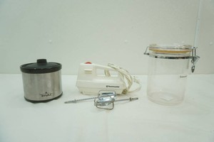 Rival food warmer, Toastmaster beater, cookie jar