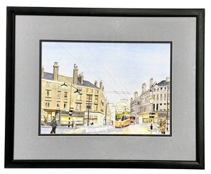 Watercolor Wall Art - Kenneth Bicker Gorbals Cross