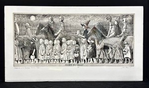 Etching - James Moore Variations on the Parthenon Frieze III 960
