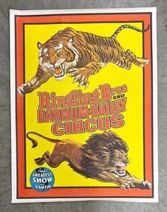 Vintage Ringling Bros. & Barnum & Bailey Circus Poster