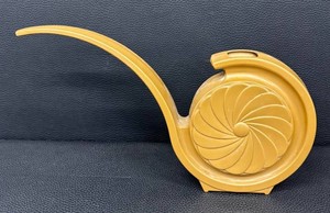 Mid-Century Watering Can with Floral Relief