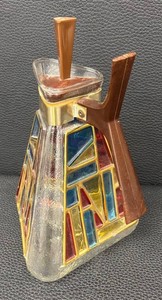 Vintage Inland Glass Renaissance Triangle Coffee Carafe