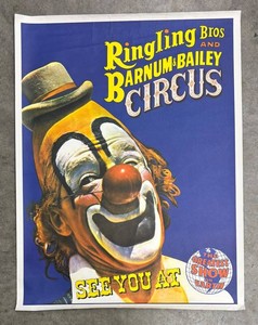 Vintage Ringling Bros. Barnum & Bailey Circus Poster