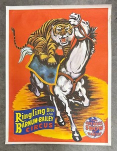 Vintage Ringling Bros. & Barnum & Bailey Circus Poster