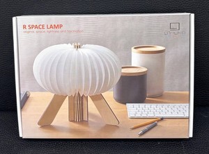 New Gingko R Space Maple Wood Lamp