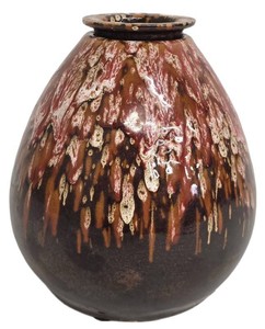 Ceramic Vase & Candleholder Set - Drip Glaze