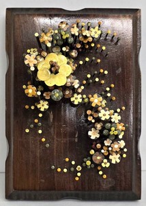 Vintage Brutalist Nail Art Wall Decor - Pauline Owens 1977