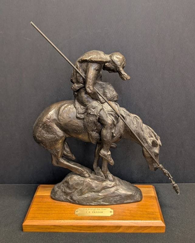 J. E. Fraser The End of the Trail Bronze Sculpture