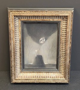 Original Painting - Nichols Harper Signed Surrealist Portrait