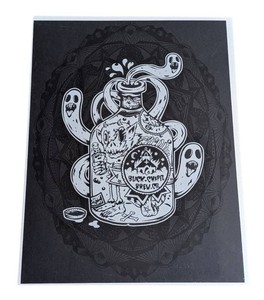 Screenprint - Julian Howley Black Chapel Growler 2 of 3