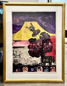 Norman Laliberte Cannon Circus Series Framed