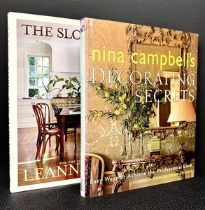 Interior Design Books - Leanne Ford & Nina Campbell (Lot of 2)