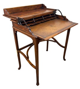 Vintage Theodore Alexander Walnut Writing Desk