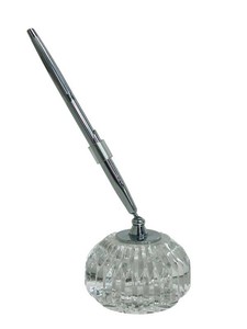 JL - Desk Pen Holder Set with Chrome Pens
