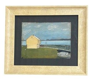 Antique Oil Painting - Rev. Alexander Gunn Fort Tipperary Barracks