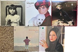 Barbra Streisand Vinyl Records - Columbia Album Collection (Lot of 5)