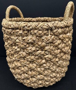 Woven Natural - Large Natural Fiber Basket With Handles