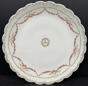 Porcelain Cabinet Plate - Antique Rosenthal Floral Gilt