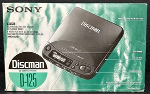 Vintage Portable CD Player - Sony Discman D-125 New