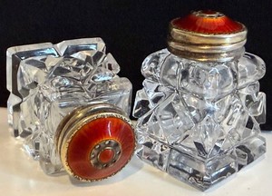 Vintage Salt & Pepper Shakers - Sterling 925 Norway Pair