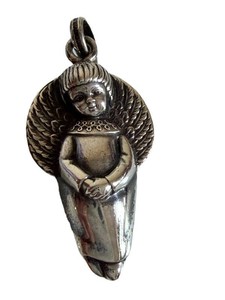 Sterling Silver Charm - Vintage Cazenovia Tip Toe Angel