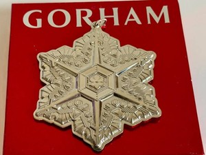 Sterling Silver Snowflake Ornament - Gorham 2011