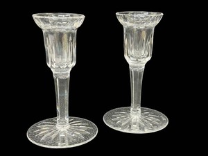 Crystal Candlesticks - Waterford Pair