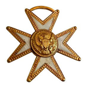 Vintage Knights Templar Maltese Cross Medal - Henderson Ames
