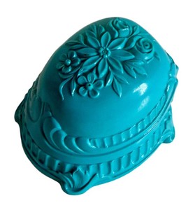 Antique Celluloid Ring Case - W & S New York Floral Design