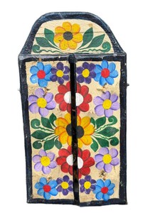 Peruvian Folk Art Retablo Altarpiece Shrine by Elvdora Jimenez