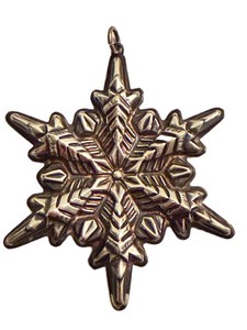 Sterling Silver Christmas Ornament - Vintage Gorham 1972