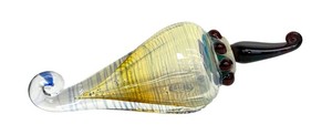 Richard Clements Studio Art Glass Perfume Scent Bottle with Stamped Mark