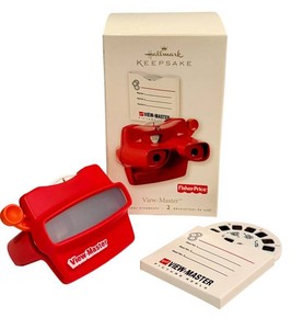 Christmas Ornament Set - Vintage 2008 Hallmark View-Master (Lot of 2)