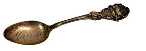 Sterling Silver Spoon - Antique Marion Manchester Manufacturing