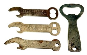 Brewery Advertising Bottle Openers - Antique & Vintage (Lot of 4)