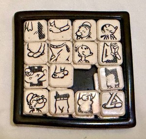 Vintage Sliding Puzzle - Rolex Popeye Collectible
