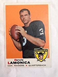 Vintage Football Trading Card - 1969 Topps Daryle Lamonica #263