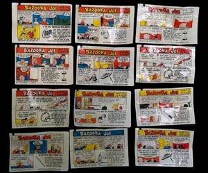 Vintage Bazooka Joe Comic Wrappers & Premium Offers (Lot of 12)