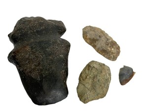 Stone Tool & Lithic Specimen Group (Lot of 4)