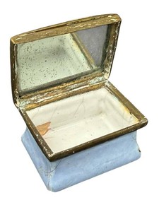 Antique Enamel Patch Box - South Staffordshire Bilston Token of Love