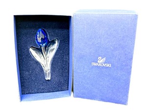 Crystal Figurine - Swarovski Blue Tulip SCS Renewal Gift