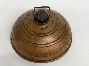 Vintage Post-WWII WAFAX Copper Hot Water Bottle  Bed Warmer (Reg. No. 849839)