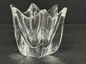 Crystal Votive Holder - Orrefors Belle Tulip by Jan Johansson