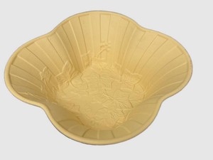 Vintage Ivy Bowl - Wedgwood Yellow Jasperware Doric