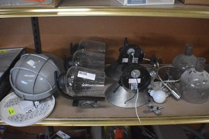 Miscellaneous light fixtures.