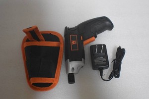 WEN 49103 3.6V Lithium-Ion Cordless Electric Screwdriver with Bits and Belt Holster