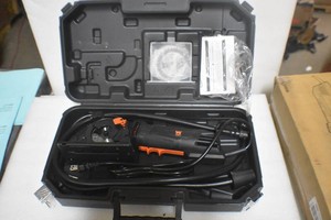WEN 36704 4.2-Amp 3-38-Inch Plunge Cut Compact Circular Saw with Laser, Carrying Case, and Three Blades