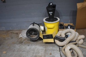 Shop Fox W1844 Dust Collector and accessories