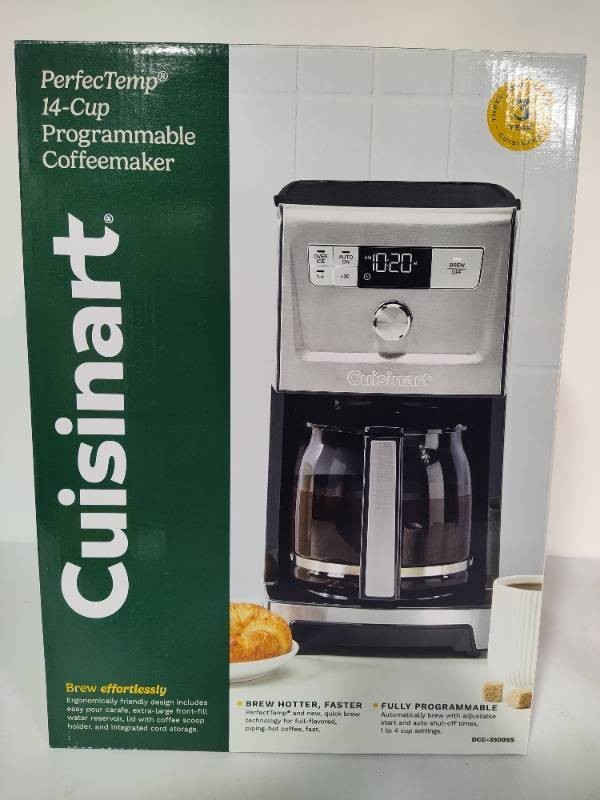 Cuisinart 14cup Programmable Coffeemaker New in Box