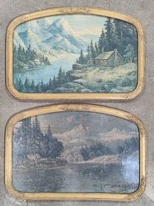 Pair of Vintage Frederick D. Ogden Framed Prints
